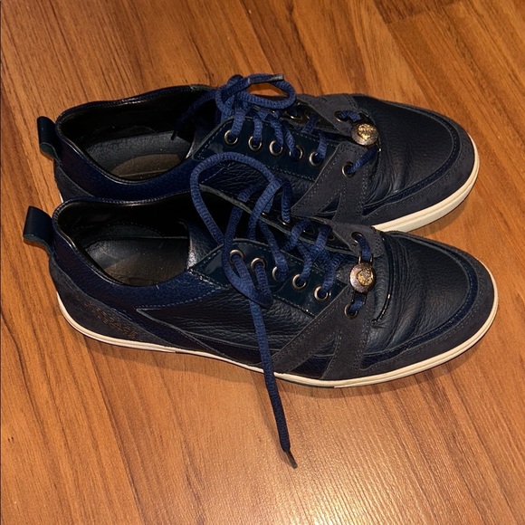 Versace Collection Men's Dark Blue Sneakers - Picture 3 of 7